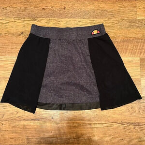 Ellese Black Denim Pickleball Tennis Athletic Skort Moisture Wicking GG